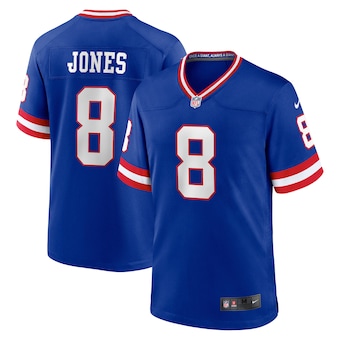 mens nike daniel jones royal new york giants classic player 